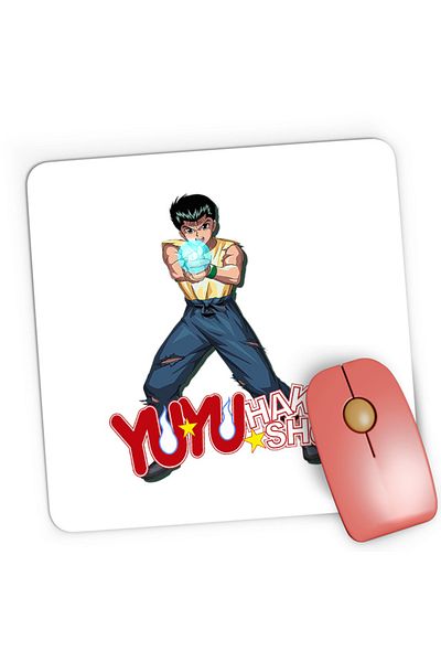 OEM Mousepad Gaming Yu Yu Hakusho Yusuke Urameshi Super Power Paranormal Anime, 21x19 cm