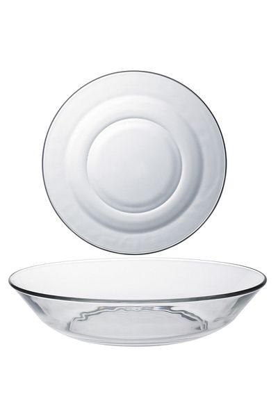 shumee Talerz głęboki Duralex LYS transparentny 210 x 45 mm - zestaw 6 szt.