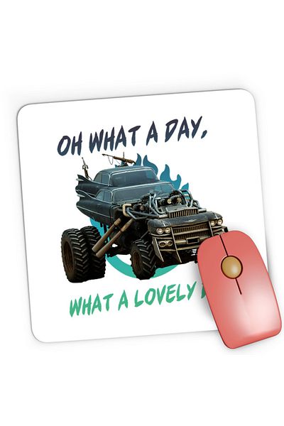 OEM Mousepad Gaming Mad Max Huge Cars Australian Film Based Mature, 21x19 cm