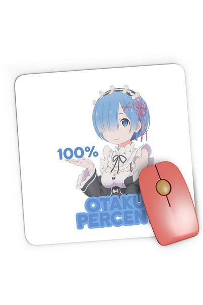 OEM Mousepad Gaming Re Zero REM Otaku Percentage Maiden Kawaii Technics, 21x19 cm
