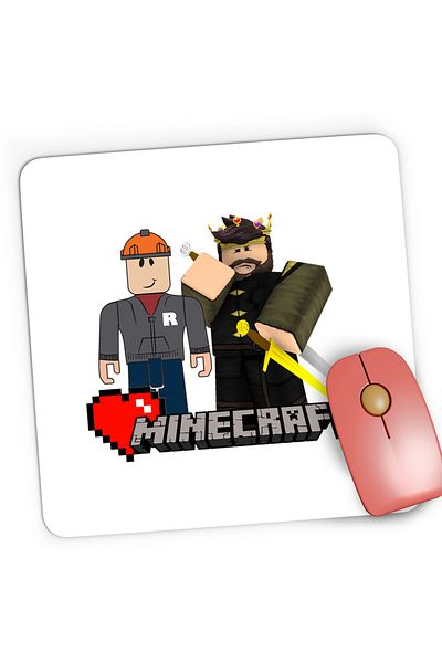 OEM Mousepad Gaming Roblox Planetminecraft Aternos Maps, 21x19 cm