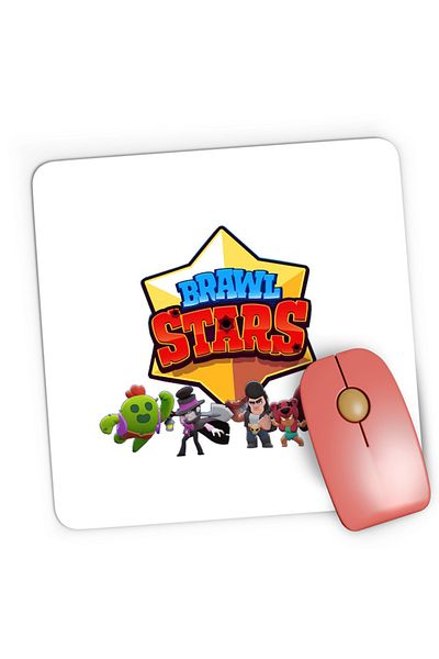OEM Mousepad Gaming Brawl Stars Full Team Shooter Mobile Game Classes, 21x19 cm