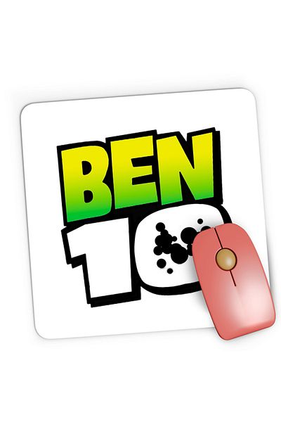 OEM Mousepad Gaming Ben 10 Logo Cartoon American Animation Teen Comedy, 21x19 cm