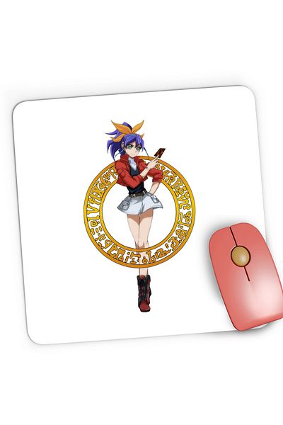 OEM Mousepad Gaming Yu Gi Oh Anime Serena Magic Girl Player, 21x19 cm