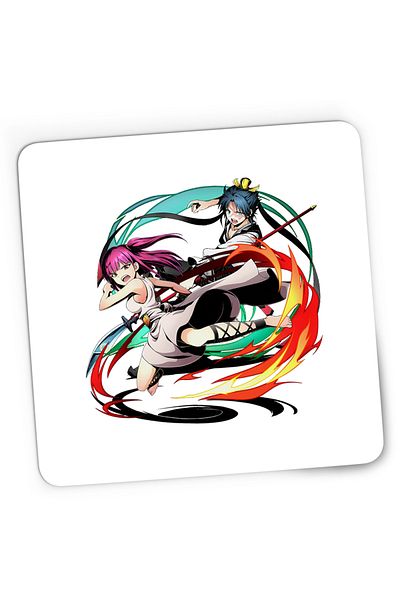 OEM Mousepad Gaming Magi The Labyrinth of Magic Animeuri Fight Hakuryuu, 21x19 cm
