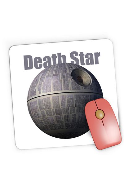 OEM Mousepad Gaming Star Wars Death Star Planet Bad Alien Species, 21x19 cm