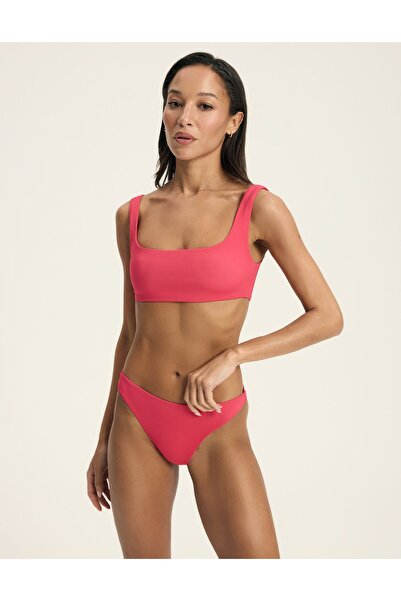 Bloovii Bikini Top Bralette Swim Top with Removable Pads Smooth Fabric & Wide Straps | Jamaica