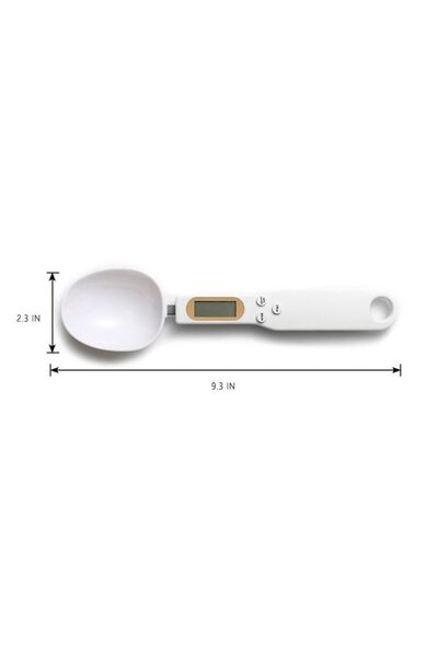 OEM Electronic Weighing Spoon, 0.1g Precision, Multifunction, Silver, 9x2.4x1.2cm