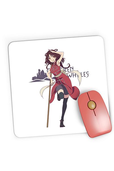 OEM Mousepad Gaming Children of the Whales Ginshu Chinese Martial Arts, 21x19 cm