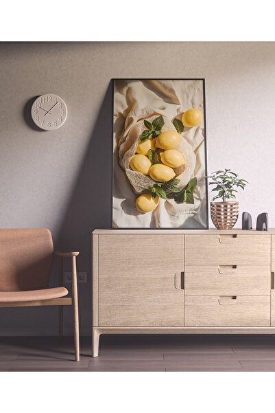 VOBA STORE BÜYÜK BOY LİMON TEMALI MDF TABLO-5