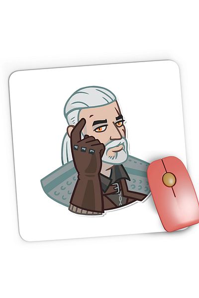 OEM Mousepad Gaming The Witcher Geralt of Rivia Epic Games Fortnite, 21x19 cm