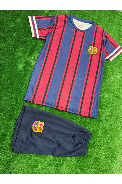 formenza ДЕТСКА ТЕНИСКА СЪС СПЕЦИАЛЕН ДИЗАЙН BARÇA НЕНАПИСАНИ ШОРТИ