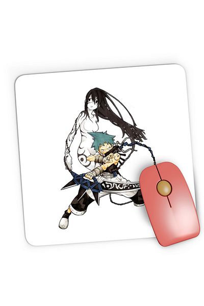 OEM Mousepad Gaming Soul Eater Black Star Weapon Master Soul, 21x19 cm