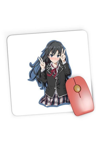 OEM Mousepad Gaming OreGairu Yukino Yukinoshita Wind Kuundere Manga, 21x19 cm