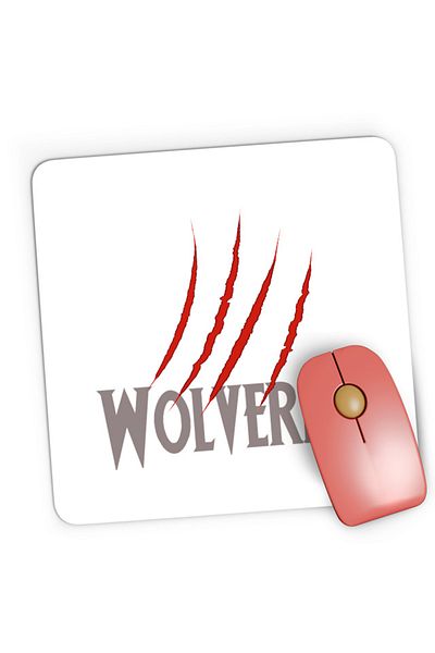 OEM Mousepad Gaming Wolverine Logo Poster Universal Pictures, 21x19 cm