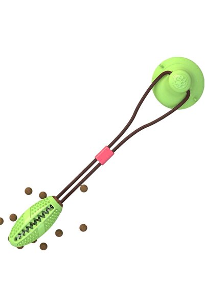 SMART GADGETS C&A Jucărie pentru câini cu recompensă și ventuză, 46 CM, SMART GADGETS C&A, Verde