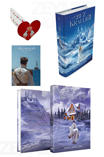 İndigo Kitap Buz Krallığı 1 ve Buz Krallığı 2 - Sena Nur Işık(CİLTLİ)Özel Tas...