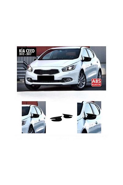 AutoZet Set of 2 Batman Mirror Covers Kia Ceed / Pro Ceed 2012-2018