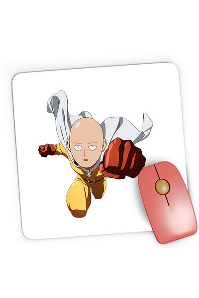 OEM Mousepad Gaming One-Punch Man Fly Costume Exercice Music, 21x19 cm