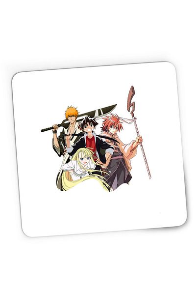 OEM Mousepad Gaming UQ Holder Touta McDowell Negi Ichigo Bleach, 21x19 cm