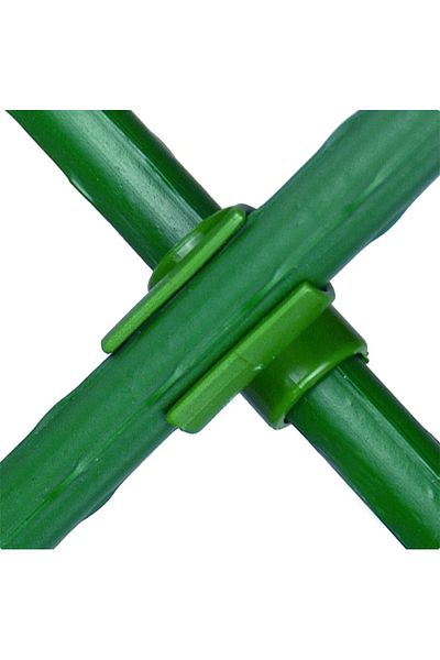 PROCART T-shaped connectors for support bars, diameter 11 mm, green, set of 6 pieces