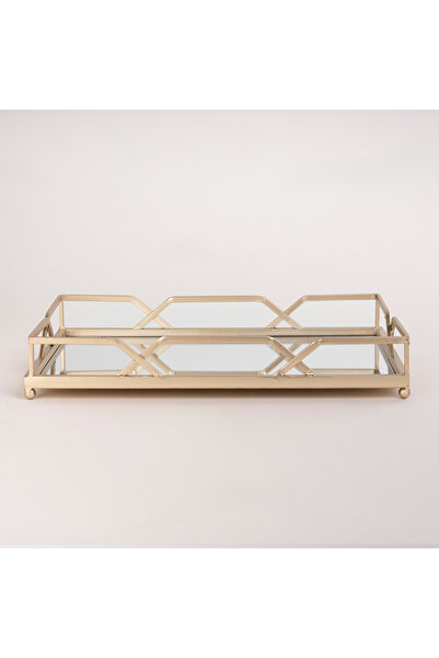 homez Metal Mirror Tray 46*30*8H cm