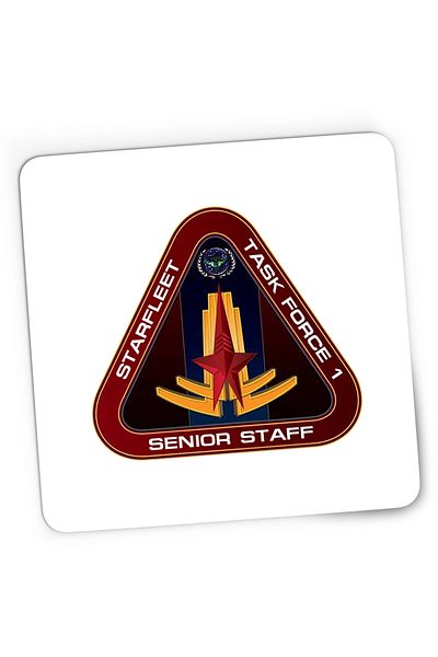 OEM Mousepad Gaming Star Trek Senior Staff Task Force Sigil, 21x19 cm