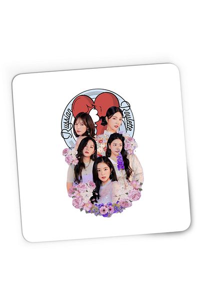 OEM Mousepad Gaming Red Velvet Group Idols Korea Music Awards MTV, 21x19 cm