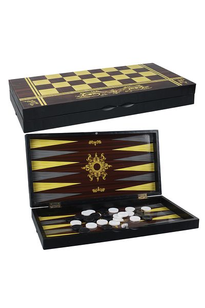 Sera Oyun Aletleri Large Size Plastic Backgammon Set 47 X 47 cm