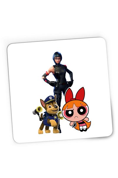 OEM Mousepad Gaming Fortnite Panter Cat Costume Skin Powerpuff Girls, 21x19 cm