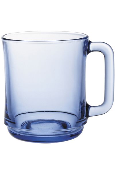 shumee Szklanka z uchem Duralex LYS MARINE 310 ml niebieska - zestaw 6 szt.