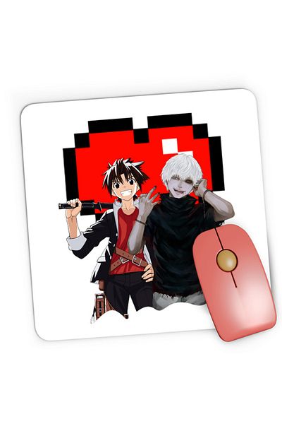 OEM Mousepad Gaming UQ Holder Touta Kaneki Tokyo Ghoul Vampire Minecraft, 21x19 cm