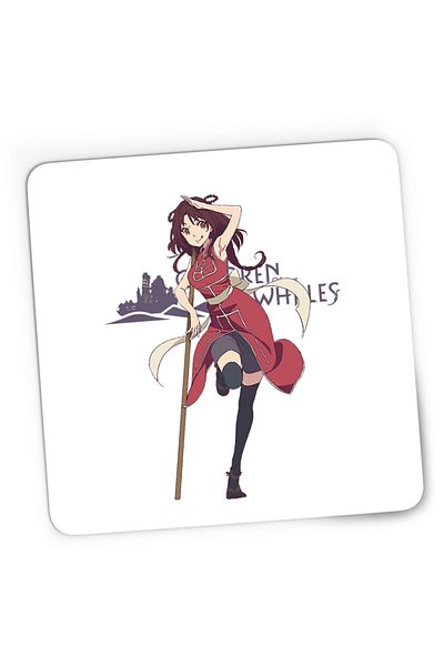 OEM Mousepad Gaming Children of the Whales Ginshu Chinese Martial Arts, 21x19 cm