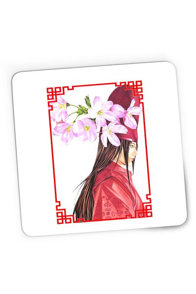 OEM Mousepad Gaming Hikaru no Go Fujiwara no Sai Master of Go Kimono Japan, 21x19 cm