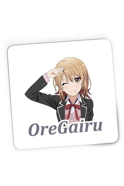 OEM Mousepad Gaming OreGairu School Watari Wataru Mangaka Art, 21x19 cm