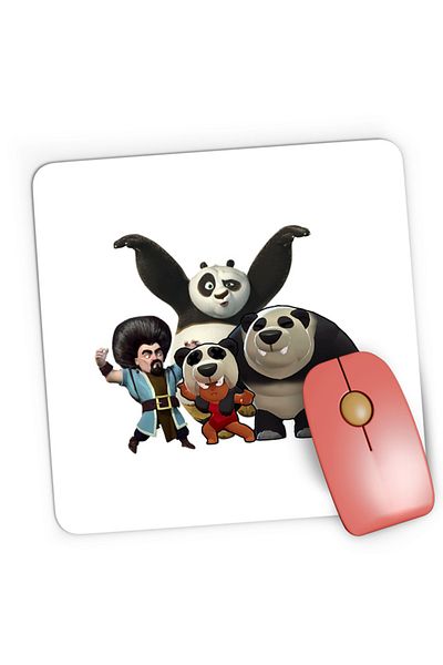 OEM Mousepad Gaming Brawl Stars Panda Arena Kung Fu Clash Royale Supercell, 21x19 cm