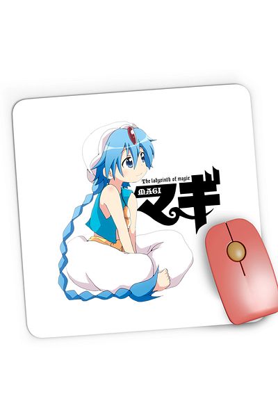 OEM Mousepad Gaming Magi The Labyrinth of Magic Alladin Child Sit, 21x19 cm