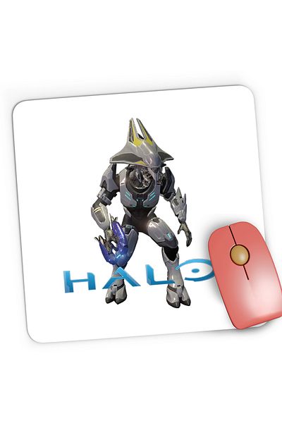 OEM Mousepad Gaming Halo The Convenant Alien Races Video Game, 21x19 cm