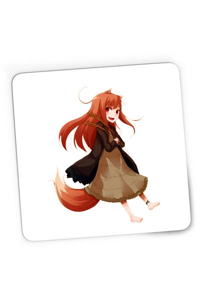 OEM Mousepad Gaming Spice And Wolf Holo Fantasy Anime Medieval, 21x19 cm
