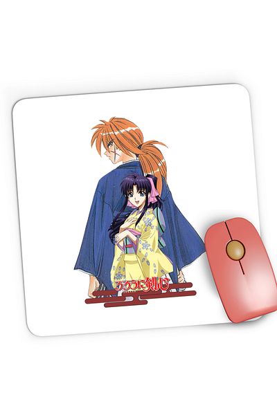 OEM Mousepad Gaming Rurouni Kenshin Kaori Ninjago Animekaga, 21x19 cm