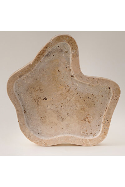 homez marble irregular shape tray 22.8*22.8*2.5cm