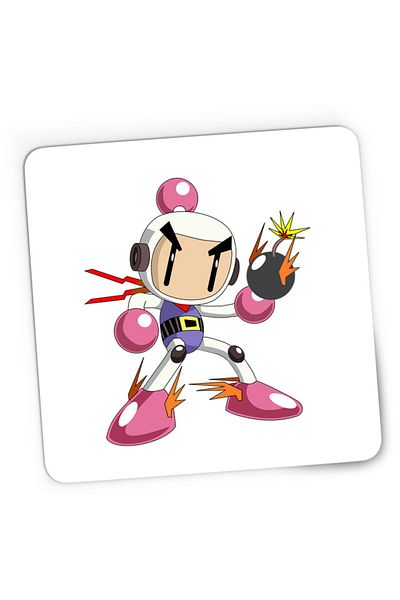 OEM Mousepad Gaming Bomberman Angry Japanese Multiplayer, 21x19 cm