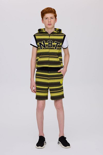 Nebbati Boy Patterned Shorts