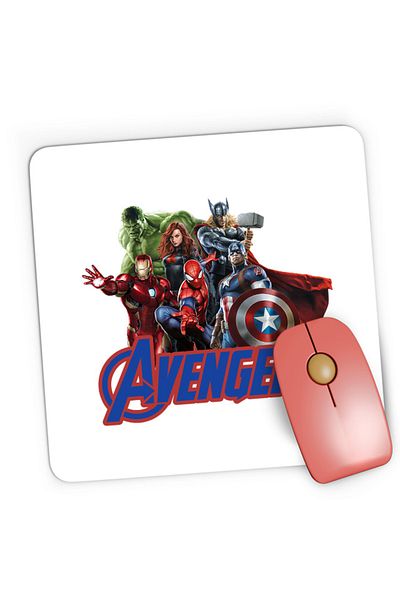 OEM Mousepad Gaming Thor Avangers Group Spiderman Ally Hero Marvel DC Comedy, 21x19 cm