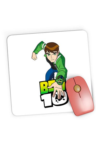 OEM Mousepad Gaming Ben 10 Logo Comedy Action Sci-fi Monsters Fight, 21x19 cm
