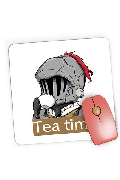 OEM Mousepad Gaming Goblin Slayer Tea Time Break Anime Rapid Armor Bebe, 21x19 cm