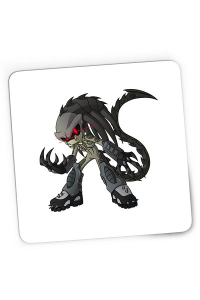 OEM Mousepad Gaming Predator Alien Baby Predalien Ridley Scott, 21x19 cm