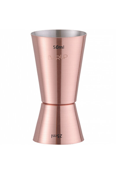 Bar up Jigger cu două fețe, măsură barman din cupru, pentru băuturi 25/50 ml