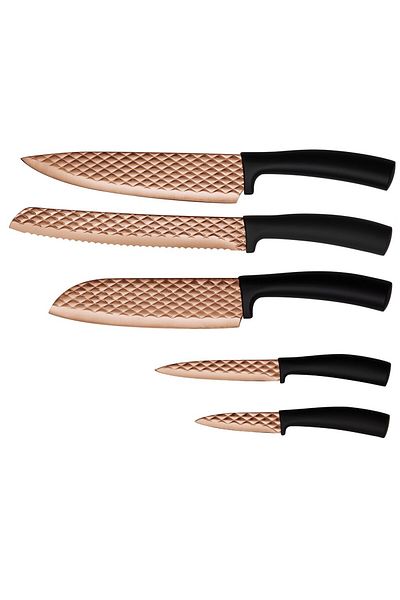 Berlinger Haus Black Rose Collection 5-piece non-stick knife set