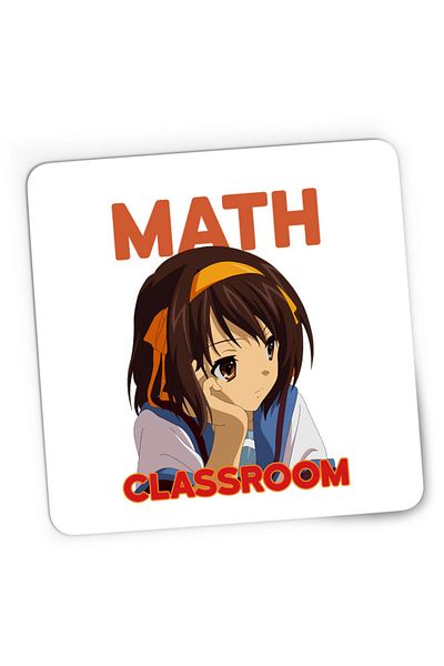 OEM Mousepad Gaming Haruhi Suzumiya Math Classroom Anime Comedy Highschool, 21x19 cm